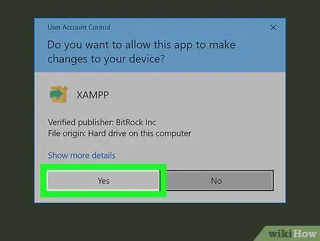 Instal·leu XAMPP per al Windows Pas 4