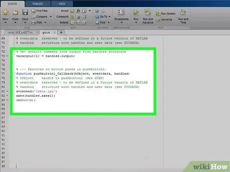 Bumuo ng isang Simple Graphical User Interface sa MATLAB Hakbang 11