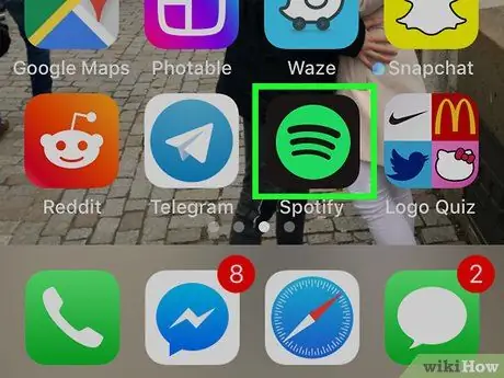 Verander u Spotify -prent op iPhone of iPad Stap 1