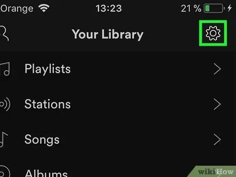 Verander u Spotify -prent op iPhone of iPad Stap 3