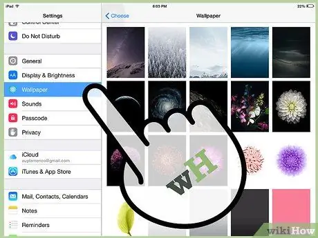 Փոխեք հիմնական էկրանի ֆոնը iPad- ում Քայլ 3