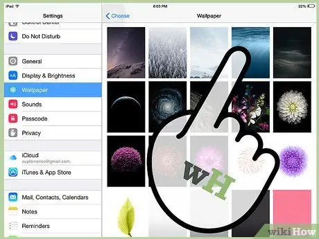 Adım 4 iPad'de Ana Ekran Arka Planını Değiştirin