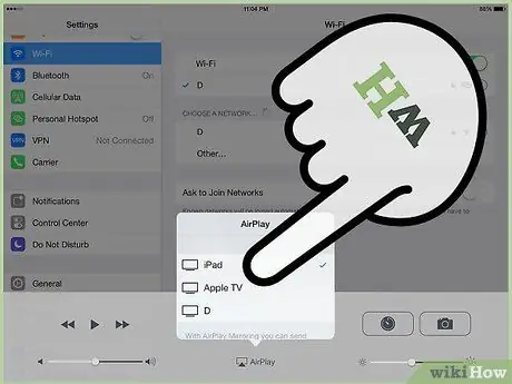 5 veiksmas Prijunkite „iPad“prie televizoriaus belaidžiu būdu