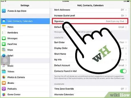 Bir iPad -də E -poçt İmzasını dəyişdirin Adım 18