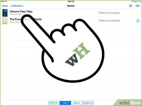Τοποθετήστε ένα eBook σε ένα iPad Βήμα 6