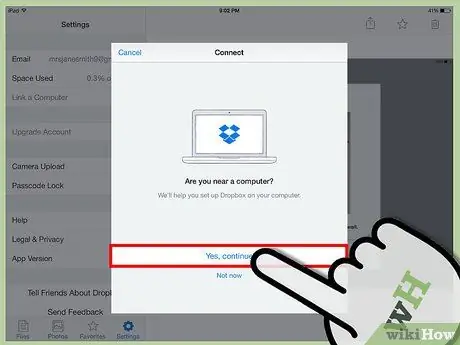 Use Dropbox on iPad Step 11