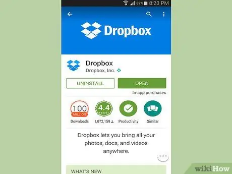 Kasutage iPadis Dropboxi 15. sammu