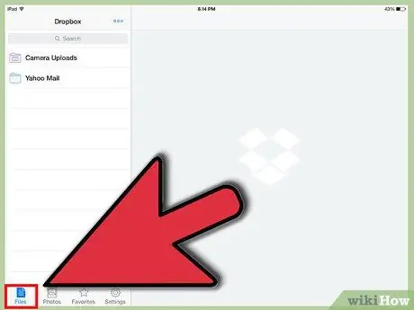 Use Dropbox on iPad Step 4