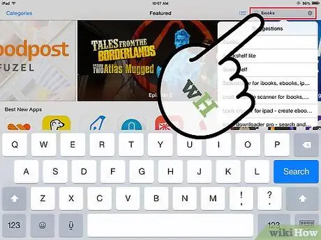 Bir iPad -də iBooks istifadə edin Addım 1