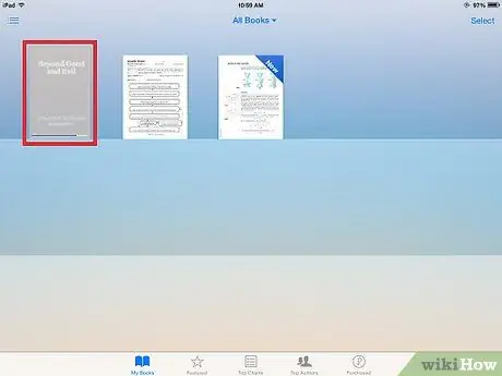 Siv iBooks ntawm lub iPad Kauj Ruam 3