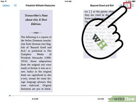 Use iBooks en un iPad Paso 7