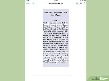 ใช้ iBooks บน iPad ขั้นตอนที่ 8