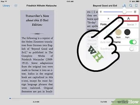 Gumamit ng iBooks sa isang iPad Hakbang 9