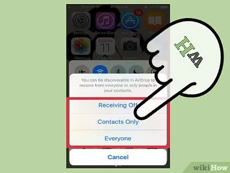 Use Airdrop en iOS Paso 11