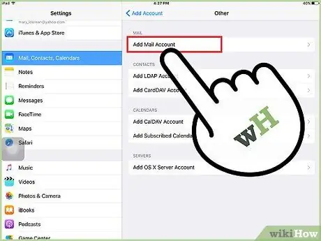 Configurer la messagerie sur un iPad Étape 16