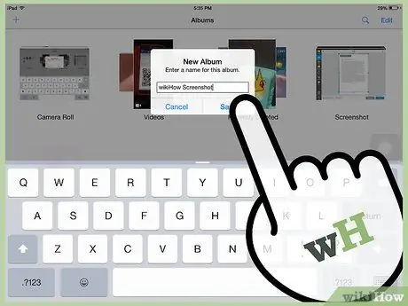 Create Photo Albums on an iPad Step 4