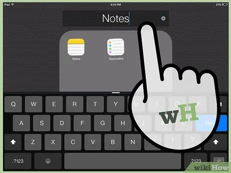 Sukurkite programų aplankus „iPad“pagrindiniame ekrane 3 veiksmas