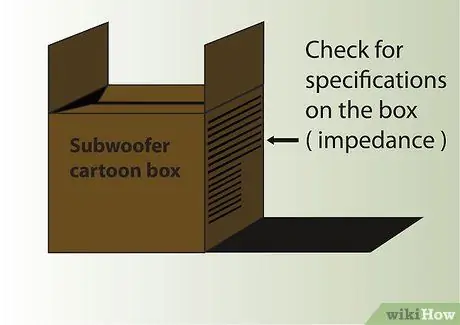 Most subwooferi Korak 1