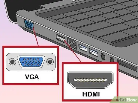 Bir Bilgisayarı TV'ye Bağlayın Adım 1