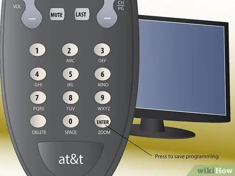 Programmer une télécommande At & T Uverse Étape 9