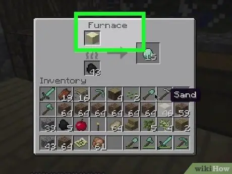 Gör glas i Minecraft Steg 2