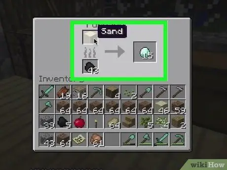 Make Glass in Minecraft Step 8