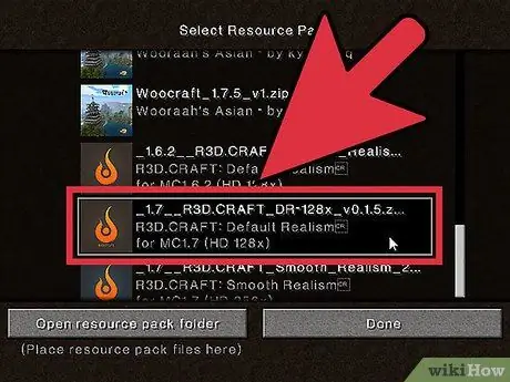 ติดตั้ง Minecraft Resource Packs ขั้นตอนที่7