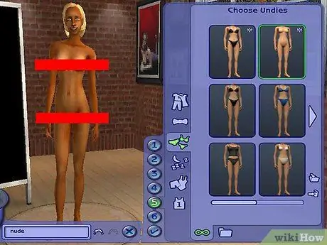 Maak Sims naak in Sims 2 Stap 19