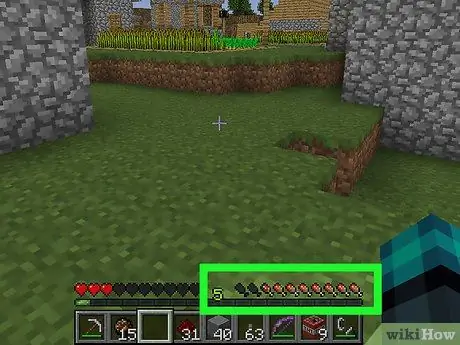 Jejte v Minecraftu 2. korak