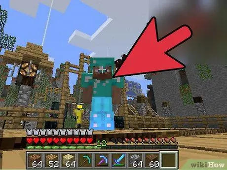 Berjongkok di Minecraft Langkah 2