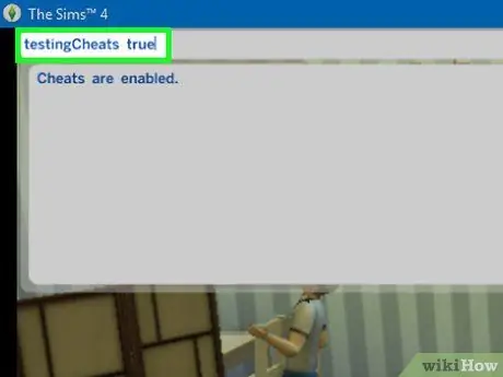 Otevřete Cheat Window v kroku 2 The Sims