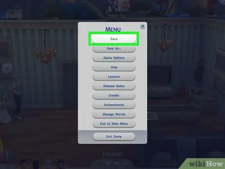 Ανοίξτε το παράθυρο εξαπάτησης στο Sims Βήμα 8