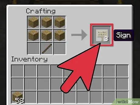 Faça um Sinal no Minecraft, Etapa 5