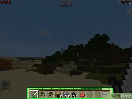 Jedzte v Minecraft PE, krok 8