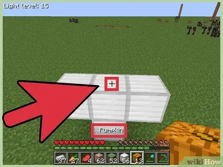 Készíts vasgólemet a Minecraft 5. lépésében