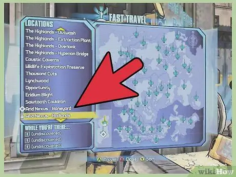 Obtén el escudo de abejas en Borderlands 2 Paso 1