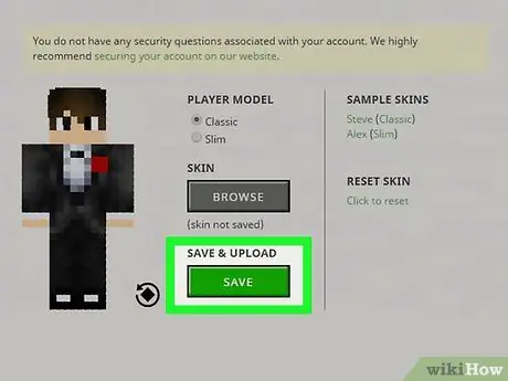 Změňte svůj Minecraft Skin Krok 10