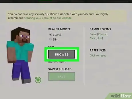 Changez votre skin Minecraft Étape 7