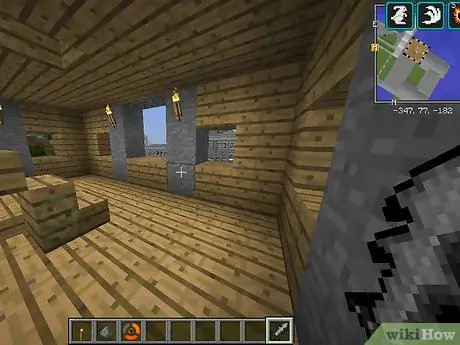 Maak 'n kasteel in Minecraft Stap 13