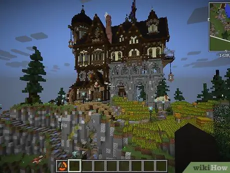 Maak 'n kasteel in Minecraft Stap 5