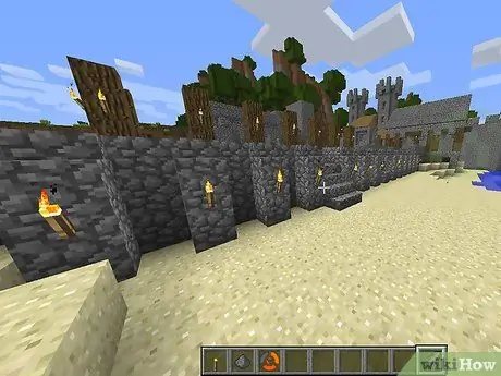 Maak 'n kasteel in Minecraft Stap 8