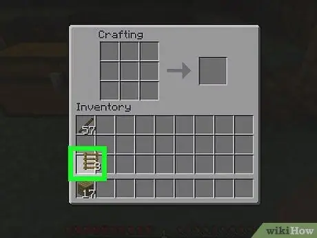 Gumawa ng isang Hagdan sa Minecraft Hakbang 4