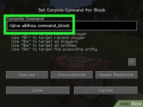 Obtener bloques de comando en Minecraft Paso 14