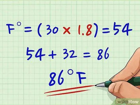 Mengkonversi Antara Fahrenheit, Celcius, dan Kelvin Langkah 7