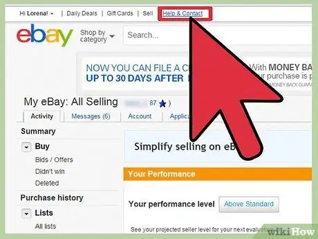 با eBay گام 6 تماس بگیرید