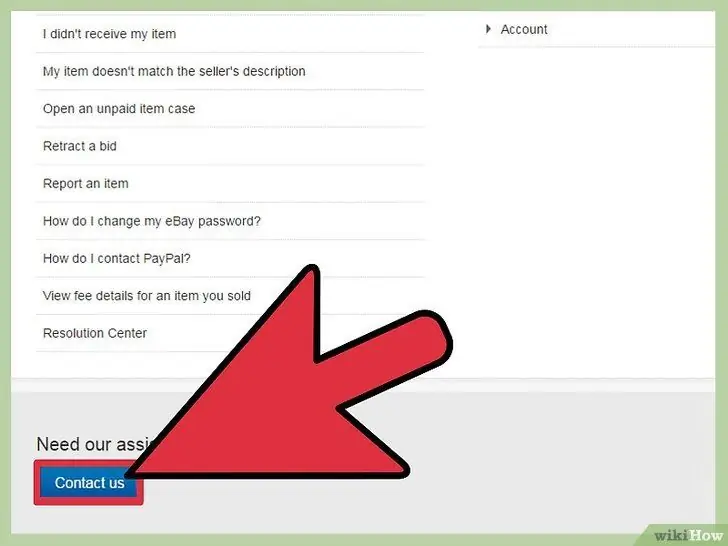 Hubungi eBay Langkah 7