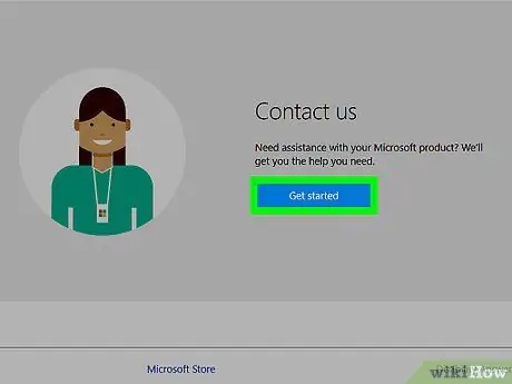 Poseu-vos en contacte amb Microsoft Pas 8