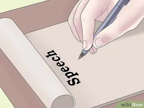 Memorize a Speech Step 1