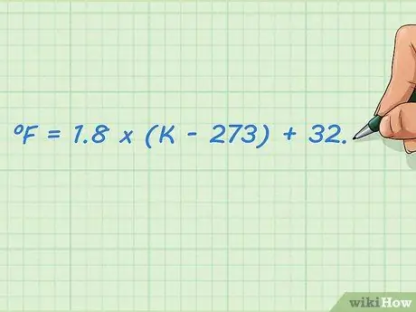 Konversi Kelvin ke Fahrenheit atau Celcius Langkah 1