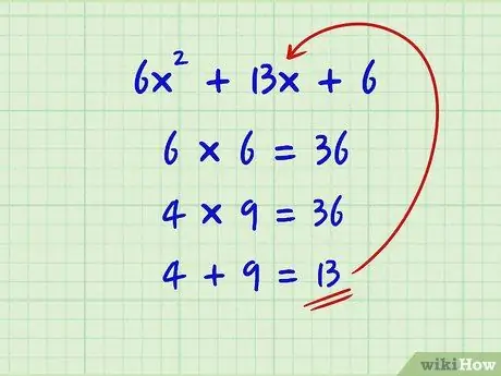 Factoriser les polynômes du deuxième degré (équations quadratiques) Étape 14